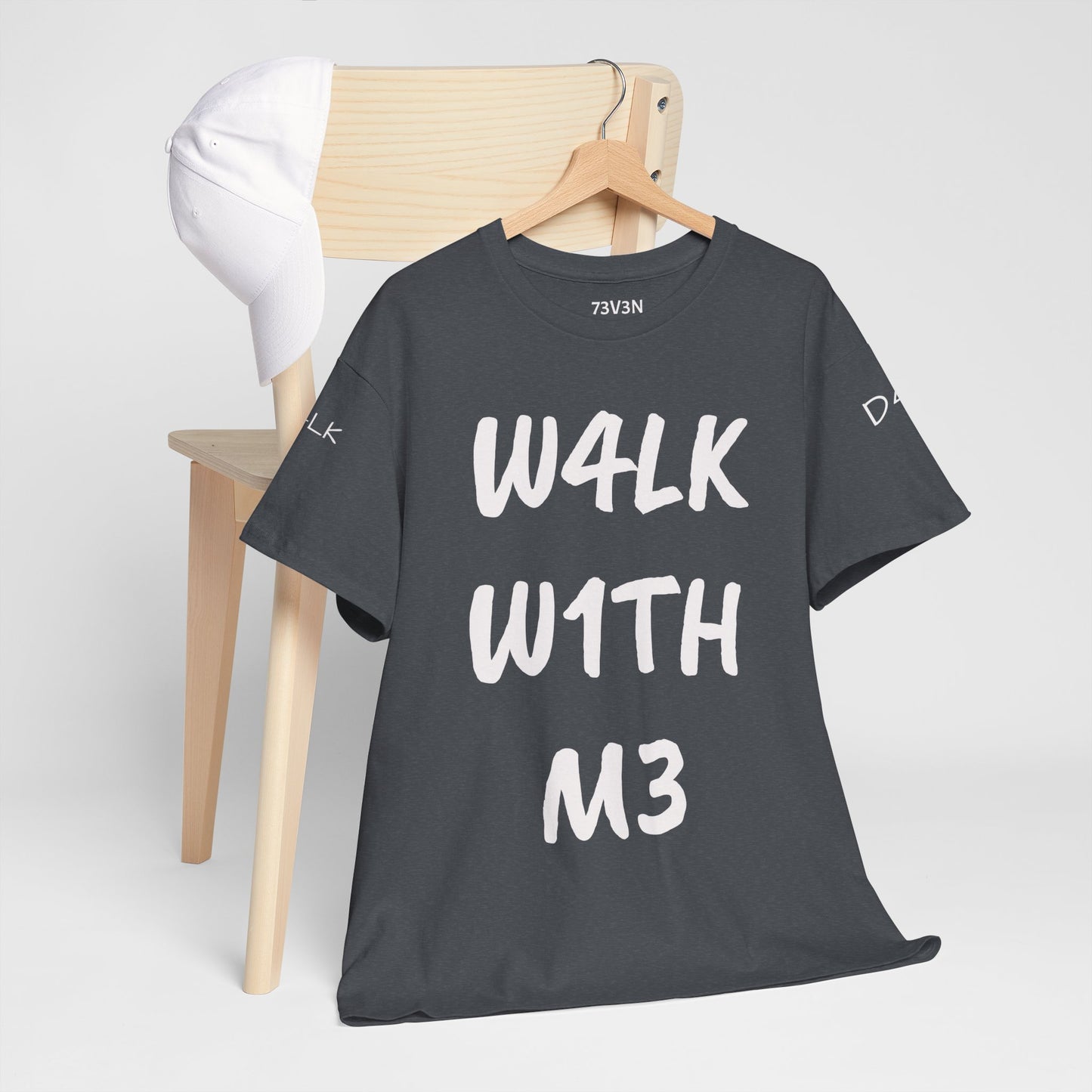 W4LK W1TH M3 (Heavy Cotton Tee)