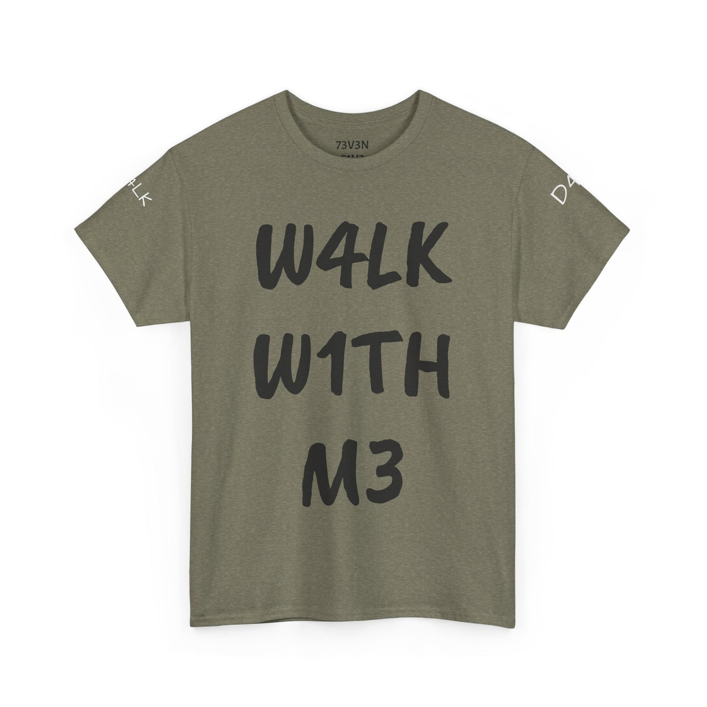 W4LK W1TH M3 (Heavy Cotton Tee)